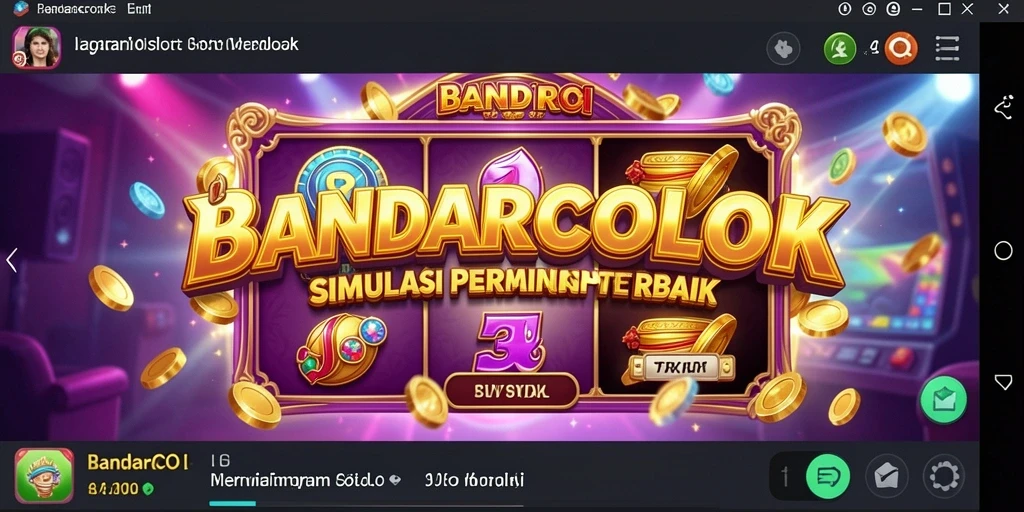 Tampilan gameplay BANDARCOLOK yang menarik dan menantang.