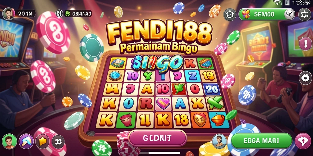 Tampilan permainan Bingo yang menarik di FENDI188.
