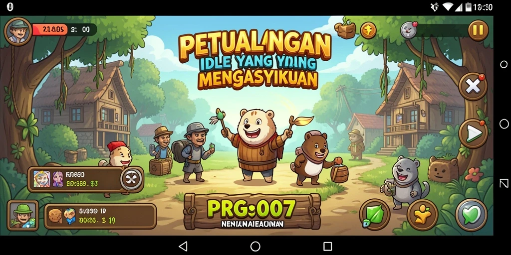 Tampilan gameplay PRG007 yang menarik dan penuh warna.