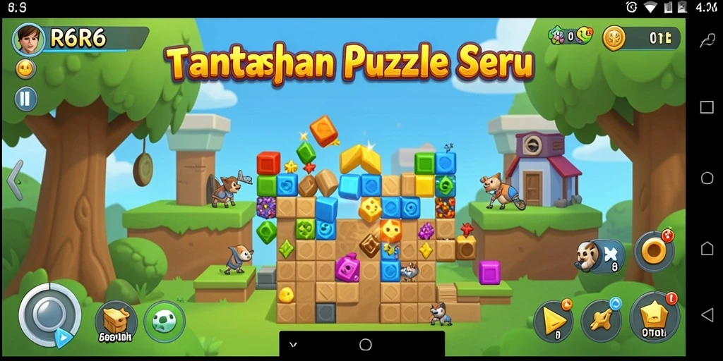 Gameplay menarik R6R6 yang menguji kemampuan Puzzle.