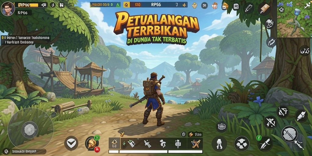 Tampilan gameplay RP66 yang memukau dan luas di dunia terbuka