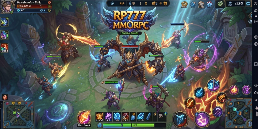 Tampilan gameplay menarik dan beragam aktivitas dalam RP777.