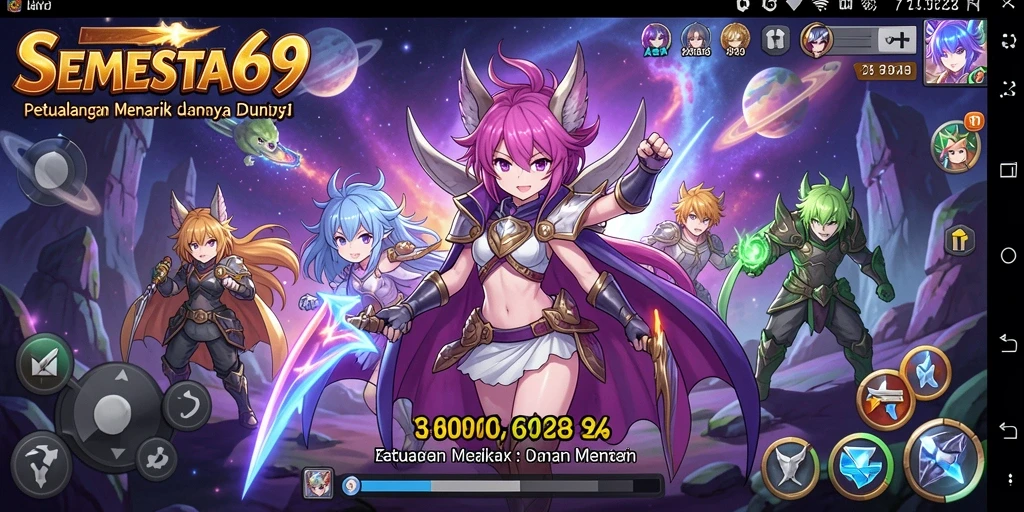 Gameplay menarik SEMESTA69 yang penuh aksi anime.