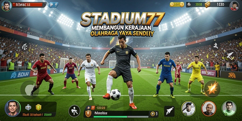 Tampilan gameplay STADIUM77 yang memukau dan interaktif.