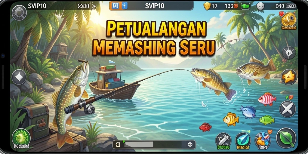 Tangkapan ikan besar di permainan SVIP10 yang mendebarkan.